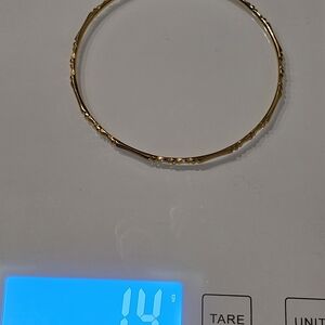 SOLD Elegant 22k Solid Gold Bangle